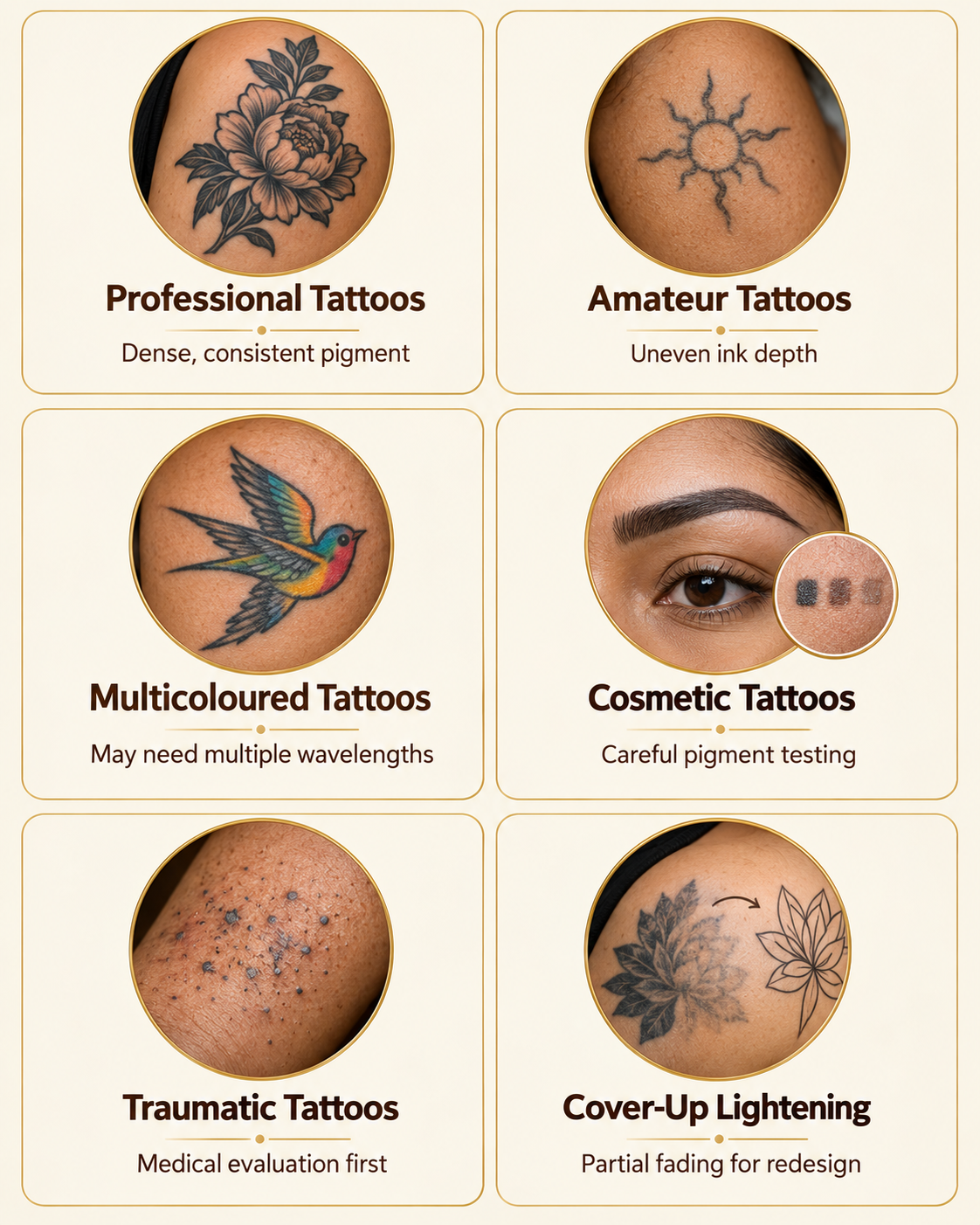Types of Tattoos That Can Be Removed with Laser